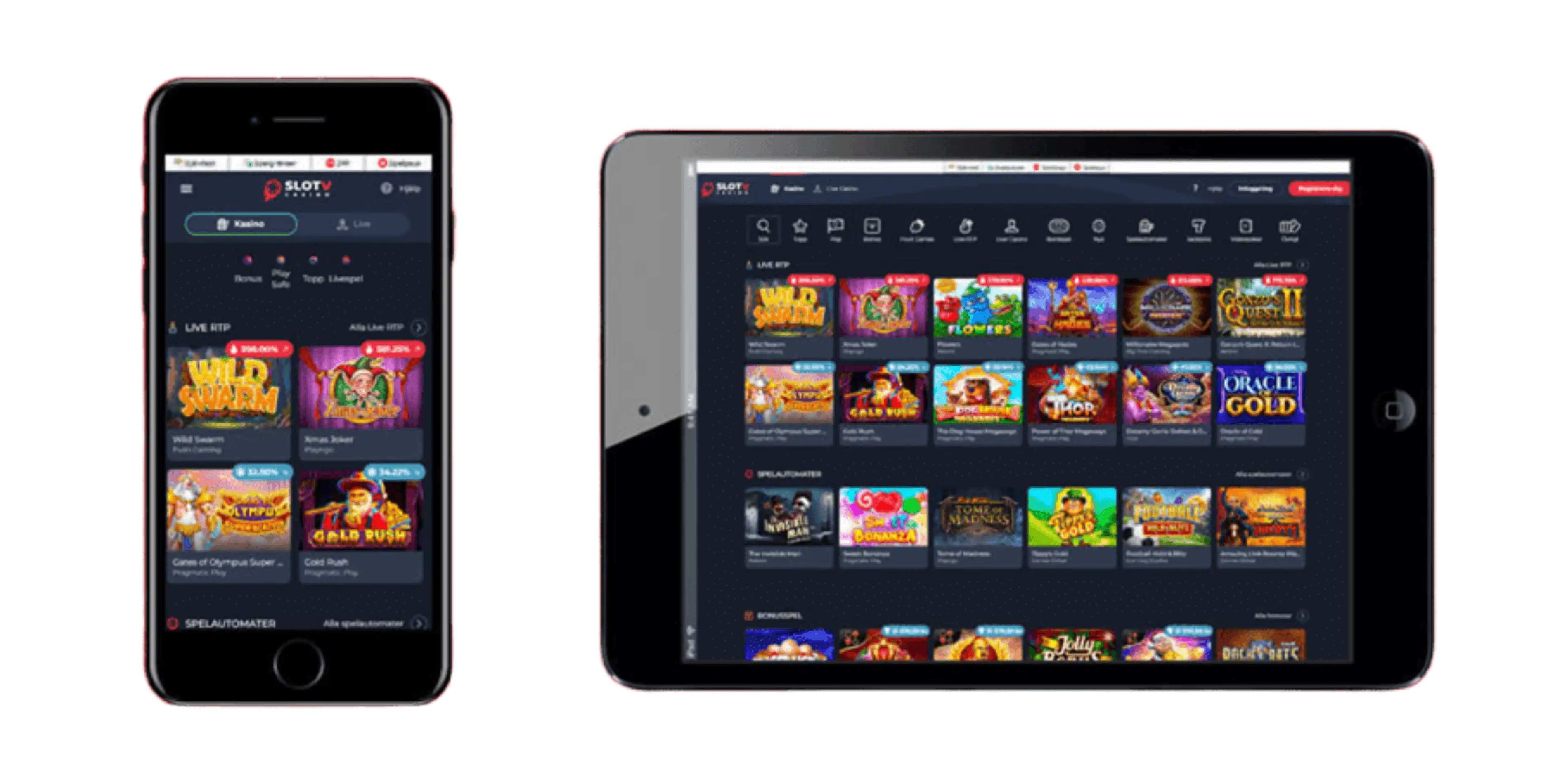 SlotV Casino App-Screenshot